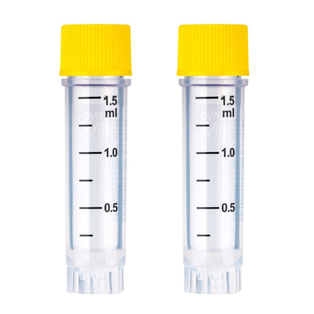 CryoKING Cryogenic Vials-Side Barcodes & Human Readable Numbers